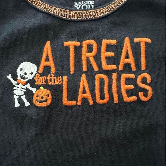 Baby Halloween “A Treat for the Ladies” Onesie (Size: 9 Months) - Picture 2 of 5